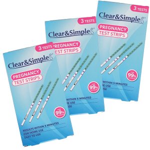 Clear&Simple Graviditetstester strips 3x3pk.